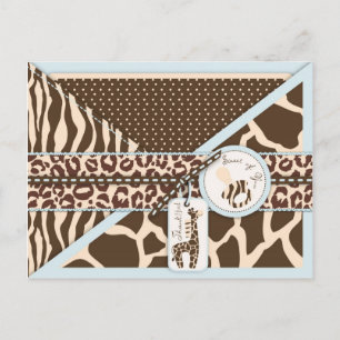 Safari Boy TY Postcard Postkarte