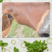 Safari Brown Cow Geschirrtuch (Gefaltet)