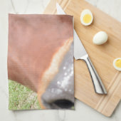 Safari Brown Cow Geschirrtuch (Viertel Falte)