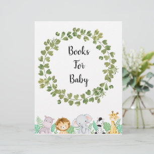 Safari-Bücher für Baby-Poster