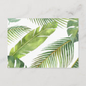 Safari-Buchungsanfrage Mädchen Duschbuch Begleitkarte (Rückseite)