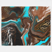 Safari Burst Fleecedecke (Vorderseite (Horizontal))