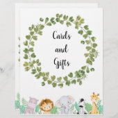 Safari Cards und Gifts Poster (Vorne/Hinten)