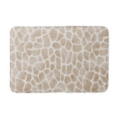 Safari Chic Giraffe Print Bath Mat. Badematte (Vorderseite)