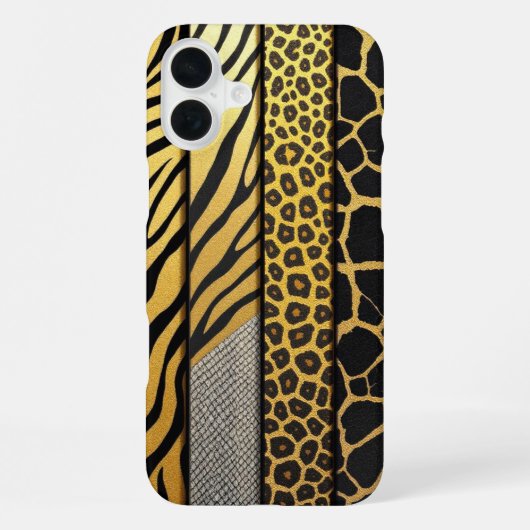 Safari Chic iPhone Hülle (Rückseite)