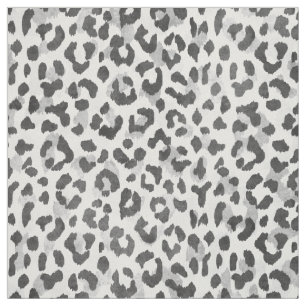 Safari Chic Schwarz-Weiß-Cheetah-Druck Stoff