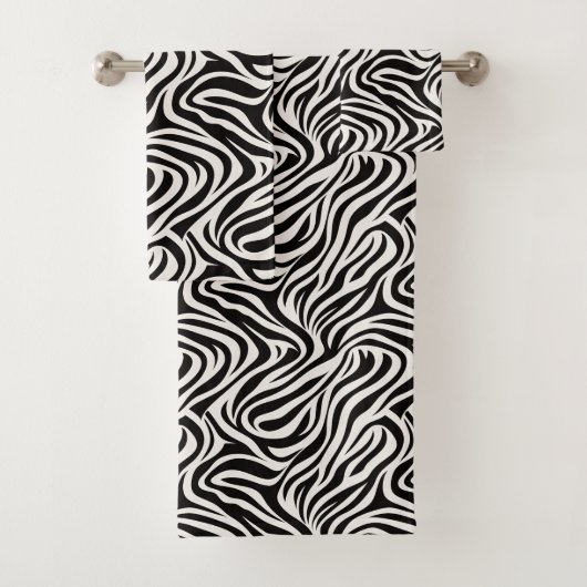 Safari Chic Zebra Badhandtuch Set (Insitu)