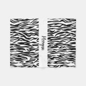 Safari Chic Zebra Blanket für abenteuerliche Spira Fleecedecke (Vorderseite (Horizontal))