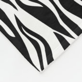 Safari Chic Zebra Blanket für abenteuerliche Spira Fleecedecke (Ecke)