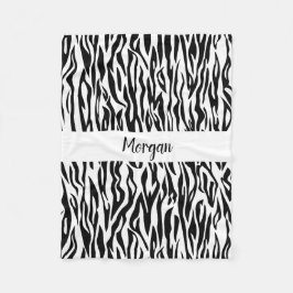 Safari Chic Zebra Blanket für abenteuerliche Spira Fleecedecke