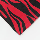 Safari Chic Zebra Blanket für abenteuerliche Spira Fleecedecke (Ecke)