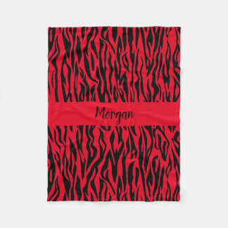 Safari Chic Zebra Blanket für abenteuerliche Spira Fleecedecke