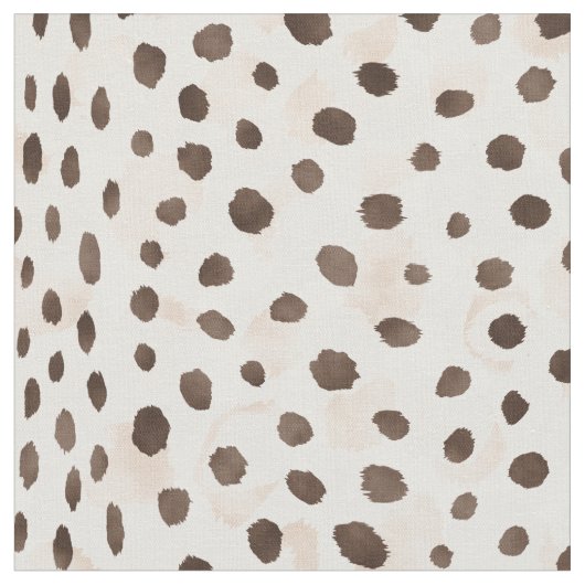 Safari-Chill-neutraler Braunbeige-Cheetah-Druck Stoff (Nahaufnahme)