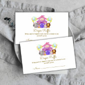 Safari Circus Ballon Winder Raffe Baby Dusche Begleitkarte