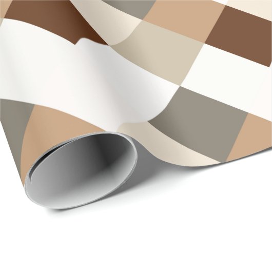 Safari Colors Geometric Lattice Geschenkpapier (Rolleneckpunkt)