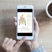 Safari Couples Baby Boy Dusche Einladung