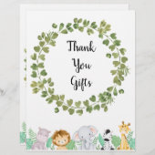 Safari danke Ihnen Geschenke Poster (Vorne/Hinten)