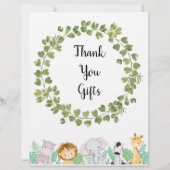 Safari danke Ihnen Geschenke Poster (Vorderseite)