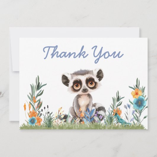 Safari Dankeschön Karte (Vorderseite)