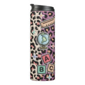 Safari-Design für Lehrer und Wild Learning Thermosbecher (Nach rechts gedreht)
