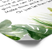 Safari Diapers Spate Night Baby Shower Poster (Ecke)