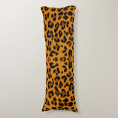 Safari Dream Leopard Skin Kissen (Vorderseite Vertikal)