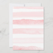 Safari Drive by Baby Dusche Einladung Rosa Blütenw (Rückseite)