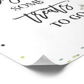 Safari Drive By Baby Dusche Leckerei Gefallen Unte Poster (Ecke)