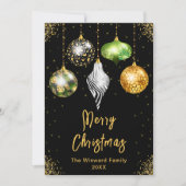 Safari-Druck-Ornamente Frohe Weihnachten (Vorderseite)