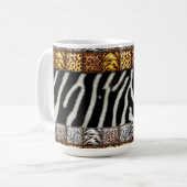 Safari-Drucke Kaffeetasse (Vorderseite Links)