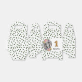 Safari-Dschungel-Elefant Aquarellblume Geschenkschachtel (Ungefaltet)