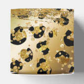Safari Dschungel Leopard Gold Afrika Themenparty F Geschenkschachtel (Oben)