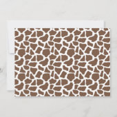 Safari Dschungel Monkey Foto Geburtstag Einladunge Einladung (Rückseite)