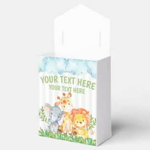 Safari-Dschungel-Zoo-TierGastgeschenk-Kasten Geschenkschachtel