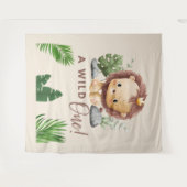 Safari-Dschungelkinder Wandteppich (Vorderseite (Horizontal))