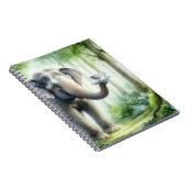 Safari-Elefant Notizblock (Rechte Seite)