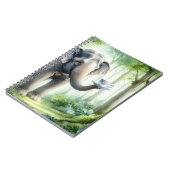 Safari-Elefant Notizblock (Linke Seite)