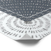 Safari Elephant Baby Dusche Willkommenspender Poster (Ecke)