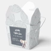 Safari Elephant Baby Shower Fevor Box Geschenkschachtel (Geöffnet)