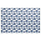 Safari Elephant Blue Silhouette Stoff (Yard (91,4 cm))