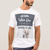 Safari Elephant Daddy-to-Be Baby Shower Shirt (Vorderseite)
