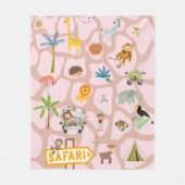 Safari Erlebnis Fleece Blanket - Entdecken Sie die (Vorderseite)