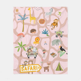 Safari Erlebnis Fleece Blanket - Entdecken Sie die