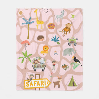 Safari Erlebnis Fleece Blanket - Entdecken Sie die