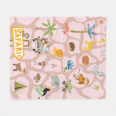 Safari Erlebnis Fleece Blanket - Entdecken Sie die (Vorderseite (Horizontal))