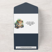 Safari-Erlebnis Löwe Cb Dschungel Grünzoo All In One Einladung (Außenbereich)