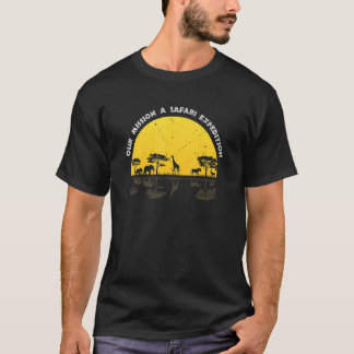 Safari Familienurlaub für Afrikanische Familienrei T-Shirt
