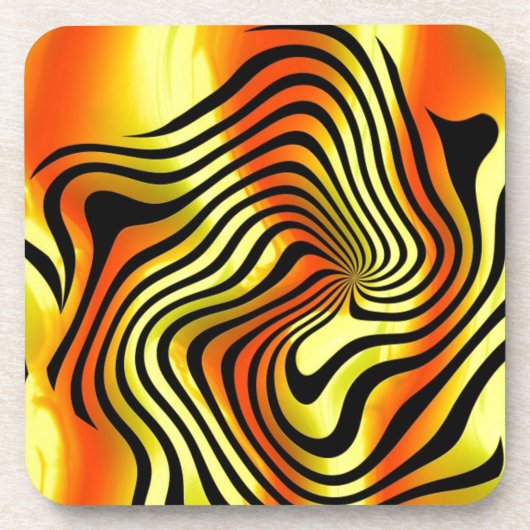 Safari-Farbe Getränkeuntersetzer (Vorderseite)