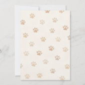 Safari First Roar Fluffy Leopard Birthday Party Einladung (Rückseite)