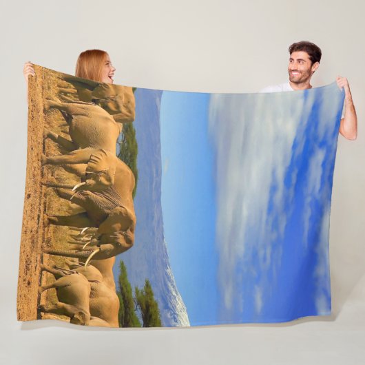 Safari Fleecedecke (Beispiel)